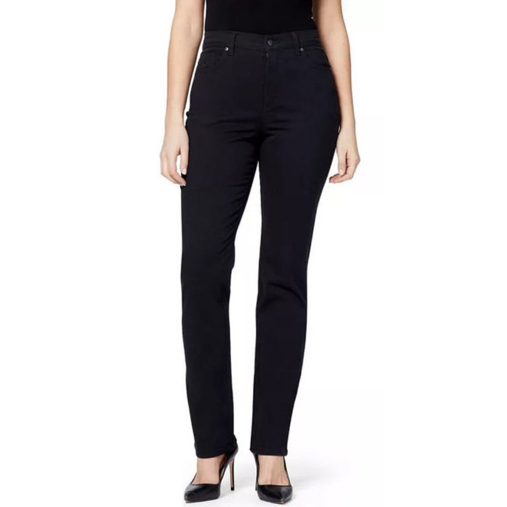 Gloria Vanderbilt 18 Tall, Amanda Classic Fit Jeans, LONG 32" Inseam, Black